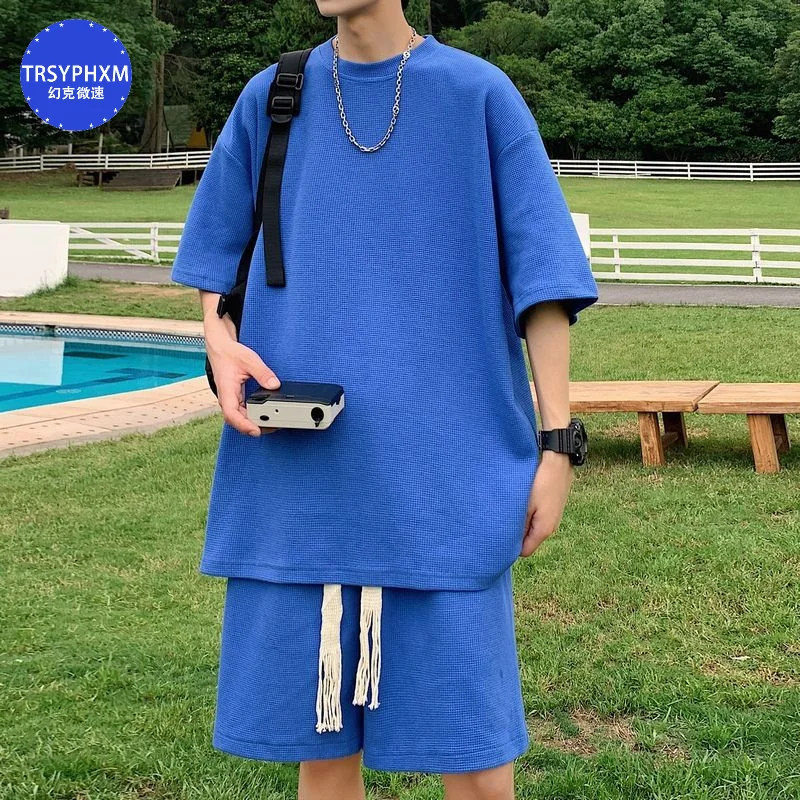 TRSYPHXM 2024.9.18 новый костюм для спорта и отдыха мужские летние шорты с короткими