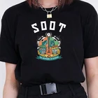 Футболка женская с мультяшным аниме вилбур сот, лето 2021, хлопковая Футболка в стиле Харадзюку, футболки оверсайз с графическим принтом, уличная одежда