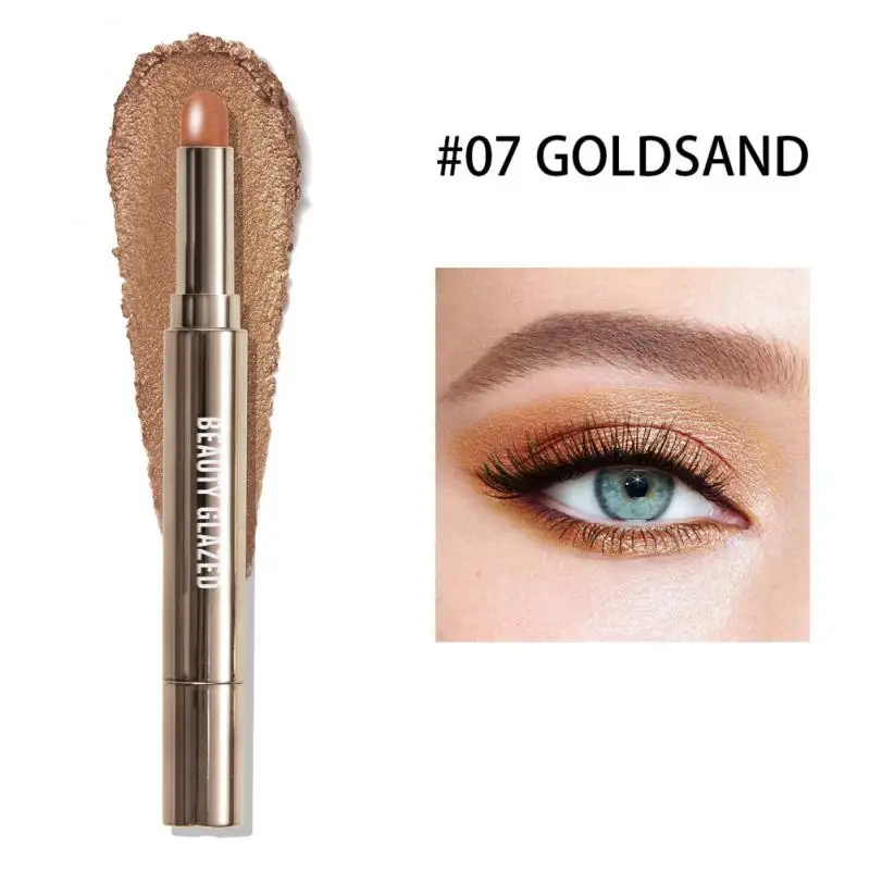 

Two Color Eyeshadow Stick Shimmer Glitter Beauty Women Eyeshadow Stick Pen Eye Makeup EyeShadow Cream Double Gradient Color