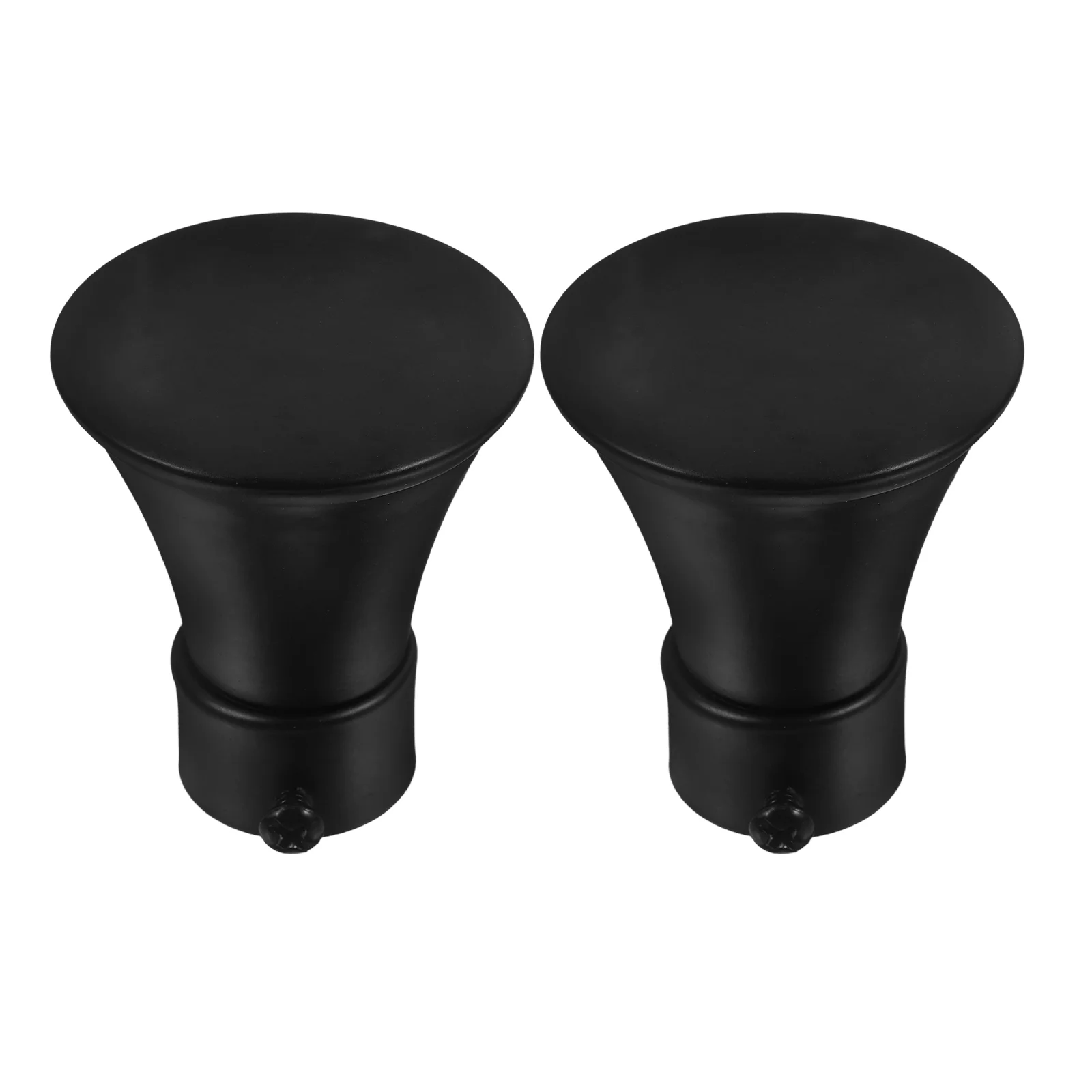 2 шт. карниз декоративная торцевая крышка черные концы современный кристалл для