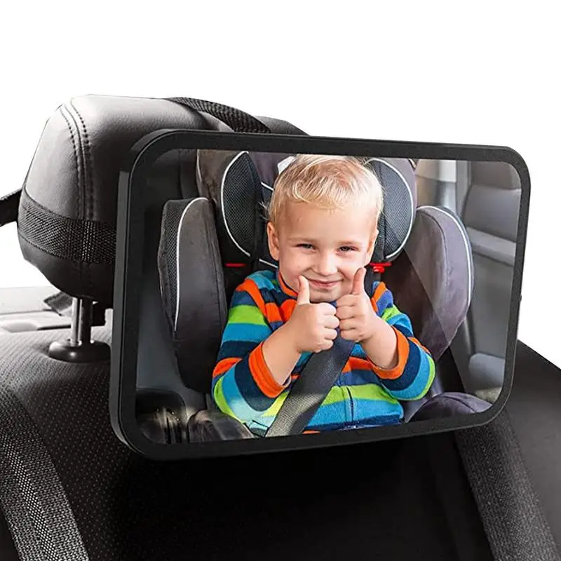 

Baby Car Mirror Shatterproof Baby Mirror For Car Rear Facing Car Seat Mirrors With Wide Crystal Clear View Shatterproof For