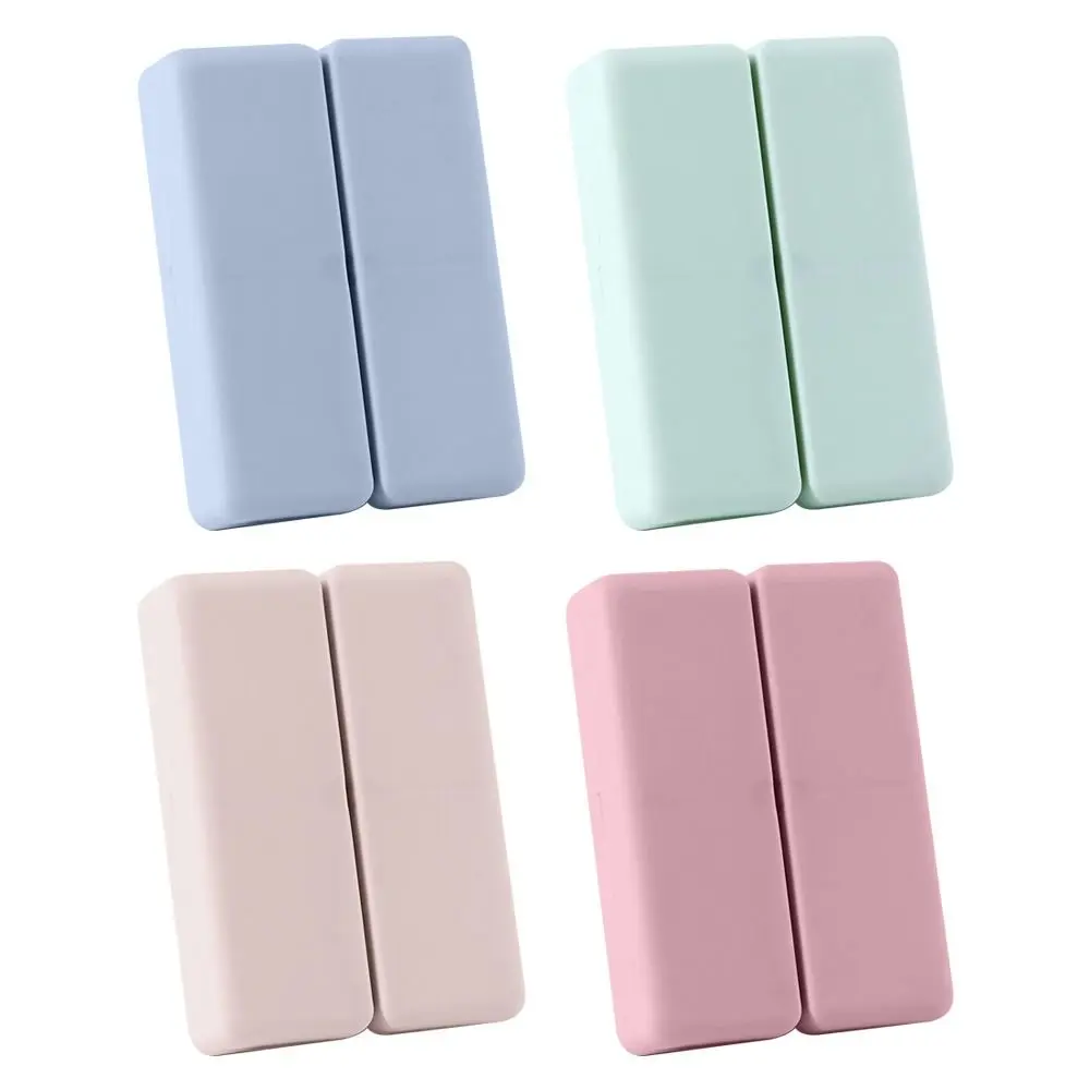 

Travel 7 Compartments With Dual Lid Portable Weekly Folding Pill Case Box Pill Organizer