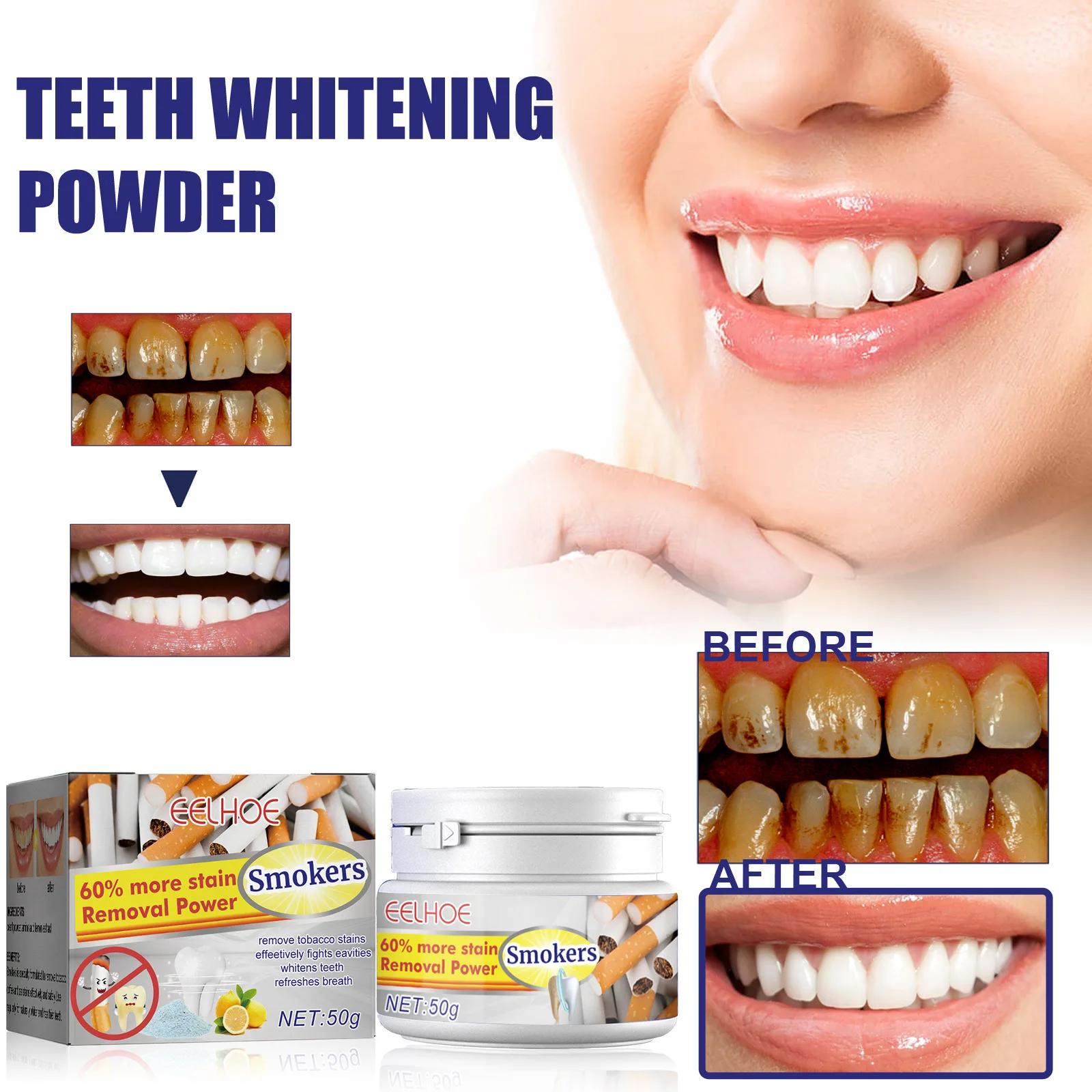 

Remove Smoke Stains Tooth Powder Remove Smoke Stains Teeth Clean Fresh Breath Bright White Teeth Oral Care