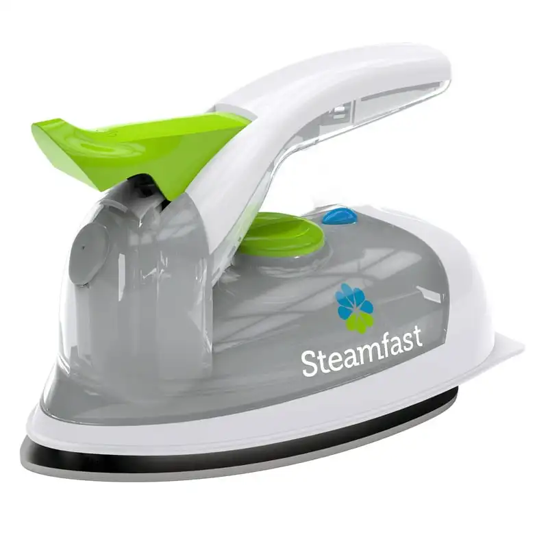 

Mighty Travel Steam Iron with 1.7 oz Water Tank, Lightweight & Compact, Gray