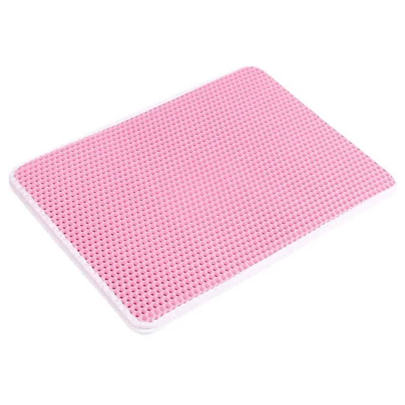 

Cat Litter Basin Cleaning Pad Pet Supplies Double-layer EVA Cat Litter Pad Foldable Washable Pet Honeycomb Sand Leakage Pad