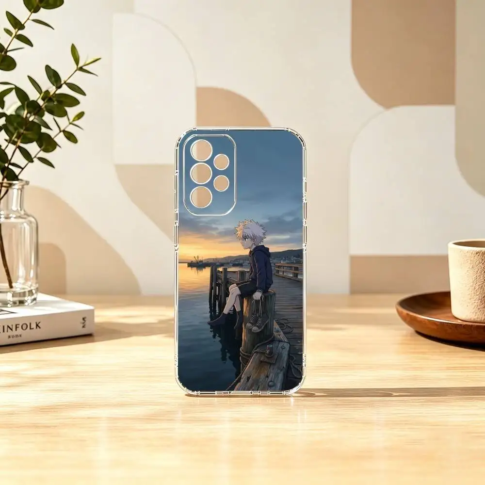 Чехол для телефона Killua Zoldyck H-Hunter x Hunter для Samsung S25, S24, S21, S22, S23, S30, Ultra, S20, Plus, Fe, прозрачный (art.: 3920dbb93e734) - 3920dbb93e734