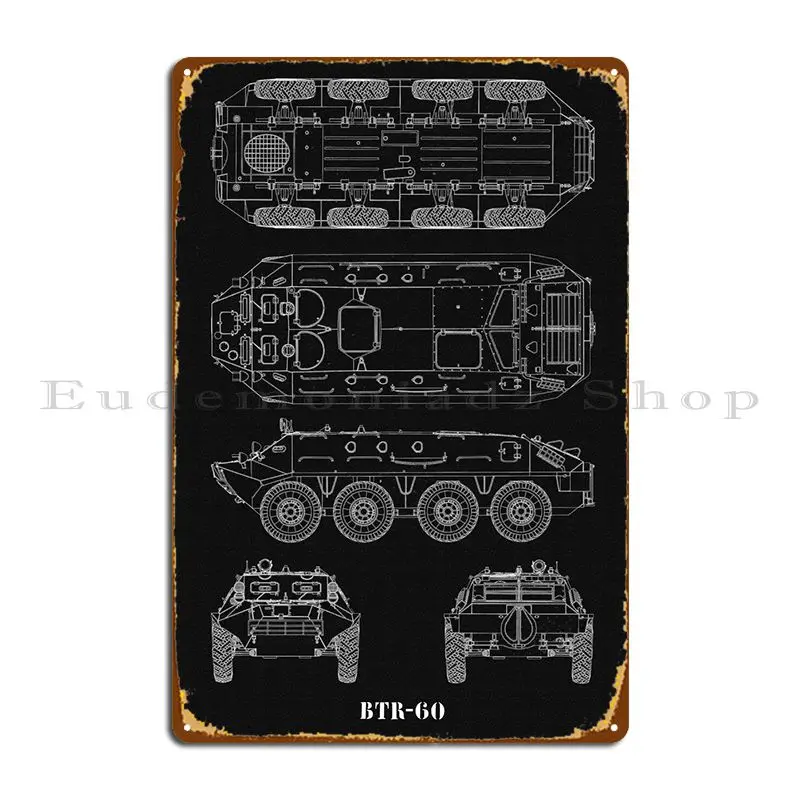 

Btr 60 металлический знак, Клубная настенная пещера, гостиная, печатный знак, жестяной знак, постер
