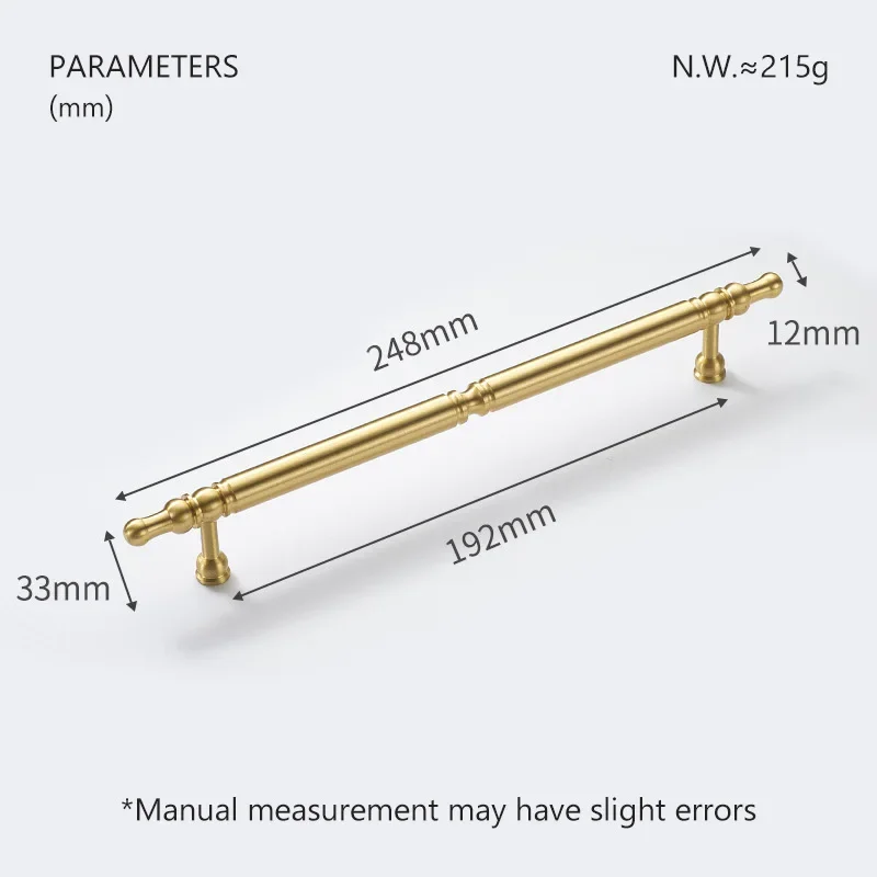 

BRASSLIFE Круглые латунные золотые ручки для мебели