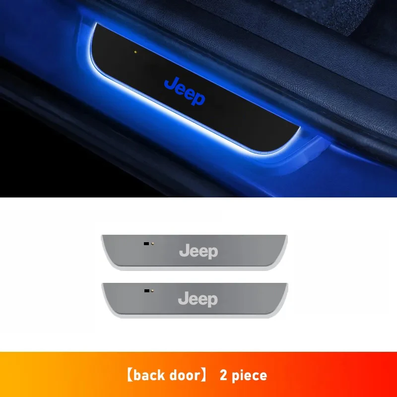 

Автомобильная светодиодная беспроводная подсветка для Jeep Grand Cherokee XJ SRT Renegade Compass Wrangler JK TJ Patriot Trail Hawk аксессуары