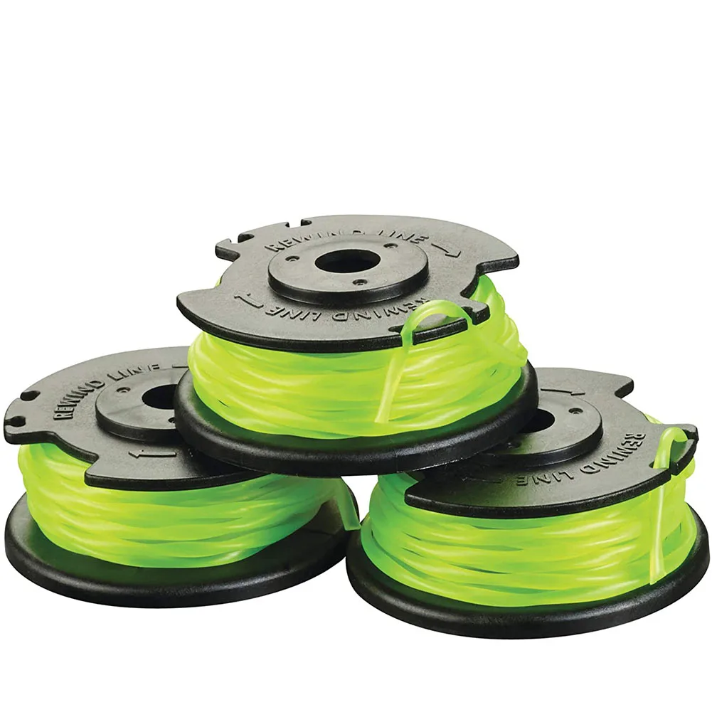 

3 Pcs Replacement Spool Line For Ryobi RAC143 36V Grass Trimmer Spool Nylon Lawn Mower Spool Power Tool Parts
