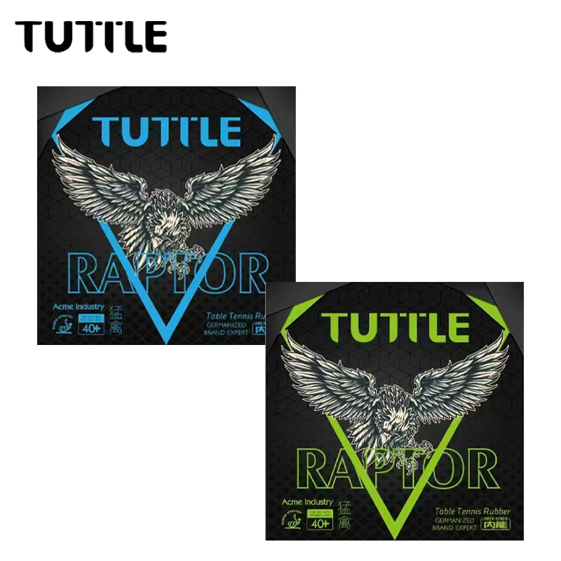 Фото Накладка для настольного тенниса TUTTLE Raptor Series с микротактильной поверхностью, сертифицированная ITTF №2