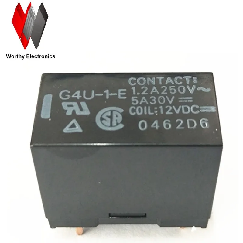 Бесплатная доставка, оптовая продажа, 10 шт./Лот, реле G4U-1-E-12VDC