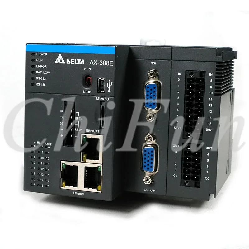 DELTA CODESYS AX-308EA0MA1T 8-осевой программируемый контроллер 16DI 8DO CPU EtherCAT Softmotion NPN выход