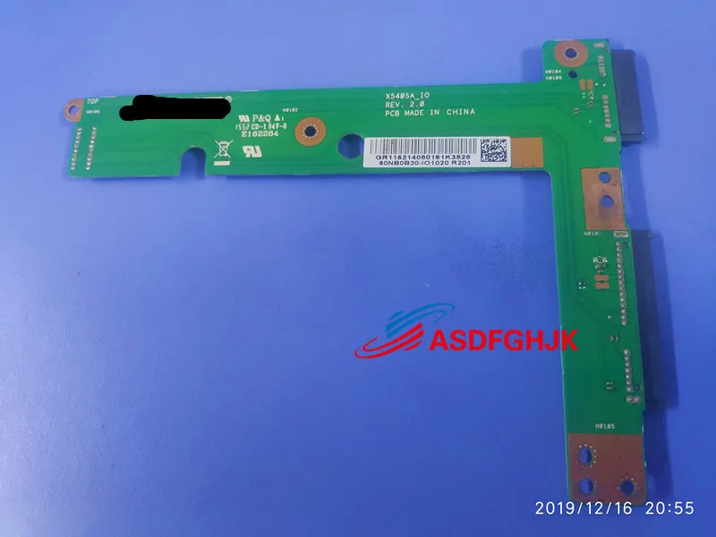  Оригинальная плата ввода-вывода для ASUS X540S X540SC X540SA разъем жесткого диска 100%