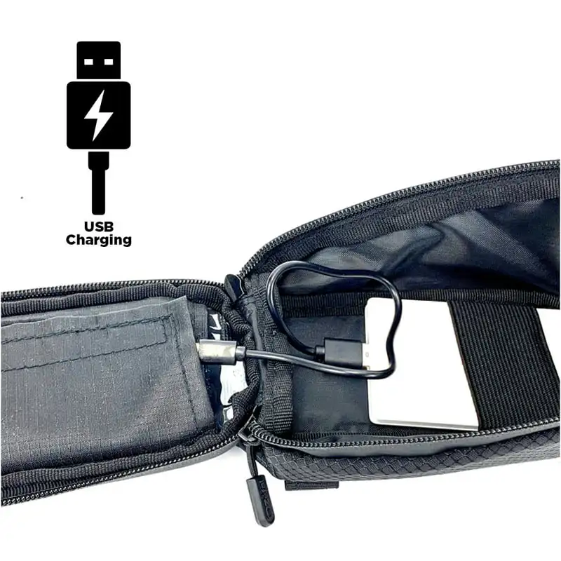 

Phone Charge Bike Bag - Battery Included (Rechargeable - Store, Use, and Charge)