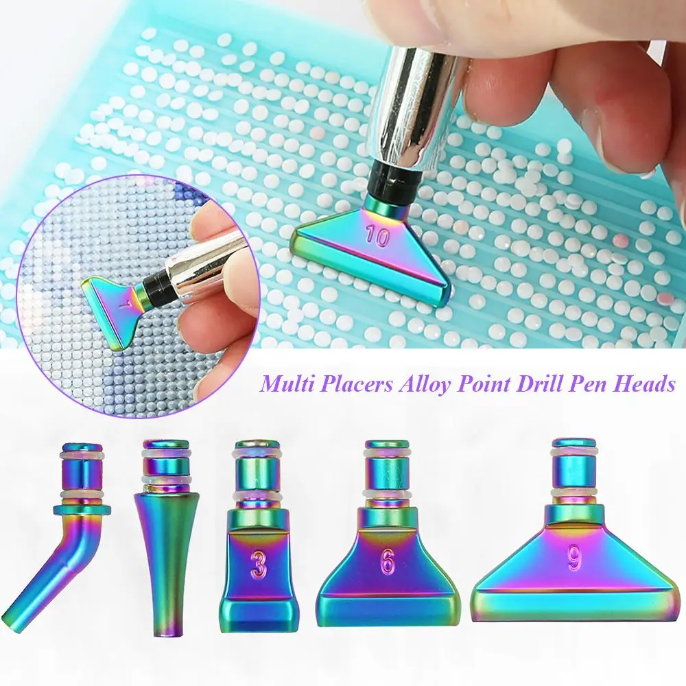 

Placers Embroidery Single Placer Replacement Pen Heads Diamond Painting Pen Point Drill Pen Heads Nail Art Pen Tips
