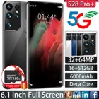 Оригинальный смартфон с полным экраном 6,1 дюйма, 16 ГБ + 512 ГБ, для Samsung Galaxy S28 Pro +, мобильный телефон Huawei, Xiaomi