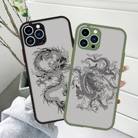 for samsung galaxy s22 s21 s20 ultra plus s21 fe 10 plus s10 e cover for samsung note 20 ultra 10 plus dragon painted phone case