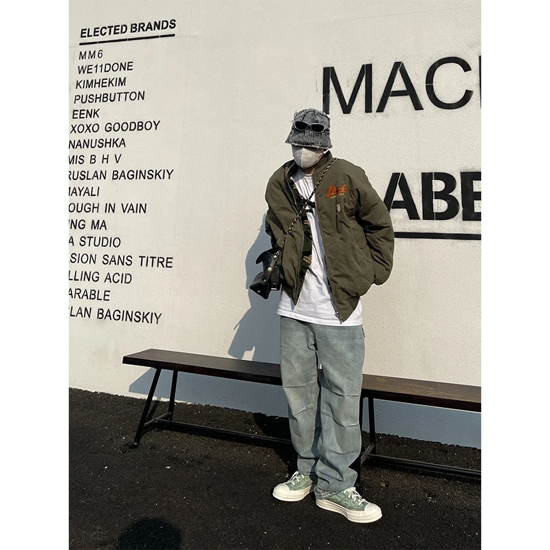 Fashion Men's Jeans Vintage Washed Men's Pants Loose Fit Jeans Korean Fashion Streetwear Y2k Clothes Brand Jeans Jeans Aestethic