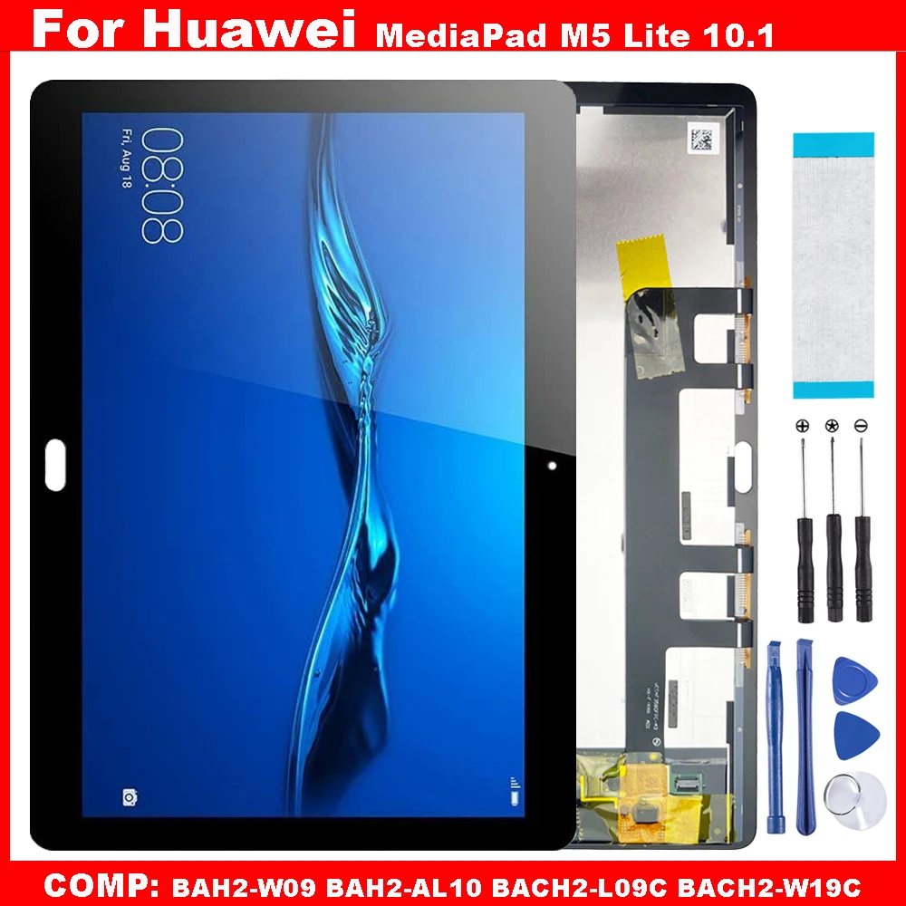 10 1 &quotНовый для Huawei MediaPad M5 Lite BAH2-W09 BAH2-AL10 BACH2-L09C BACH2-W19C ЖК-дисплей с цифровым