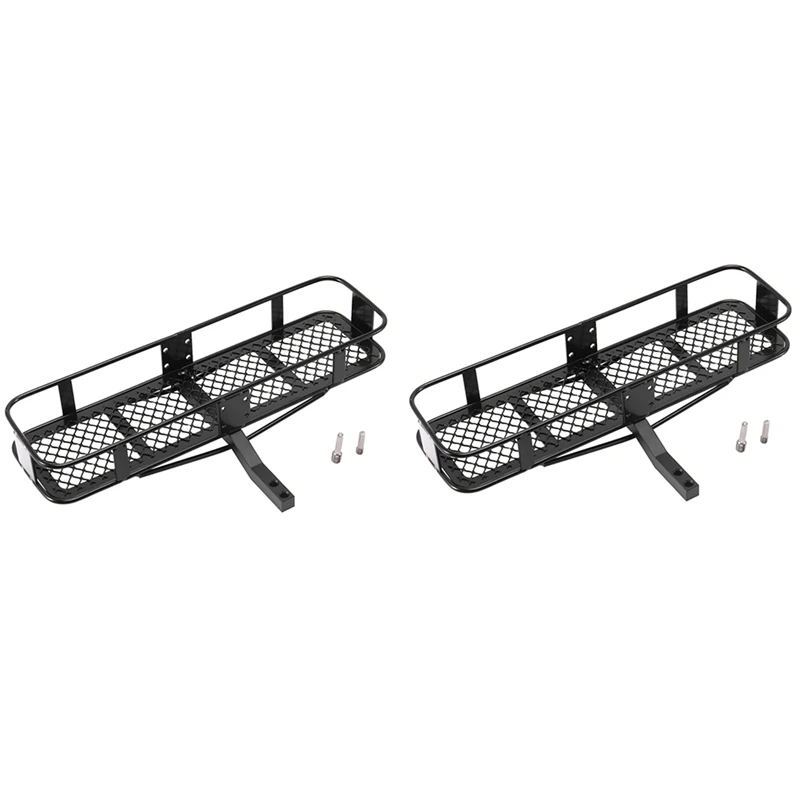 

2X Metal Rear Bumper Back Hitch Carrier For 1/10 RC Crawler Axial SCX10 90046 SCX10 III AXI03007 Traxxas TRX4 D90 TF2