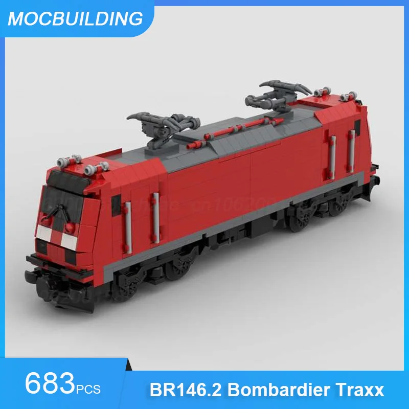 

MOC Building Blocks BR146.2 Bombardier Traxx Model DIY Assemble Bricks Educational Creative Children Toys Kids Xmas Gifts 683PCS