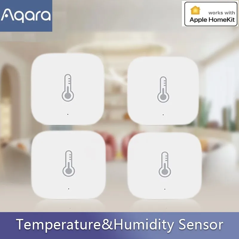 Aqara Temperature Sensor Original Humidity Sensor ZigBee Remote Control Smart Home Work With Xiaomi Home app Mijia Hub Homekit images - 6