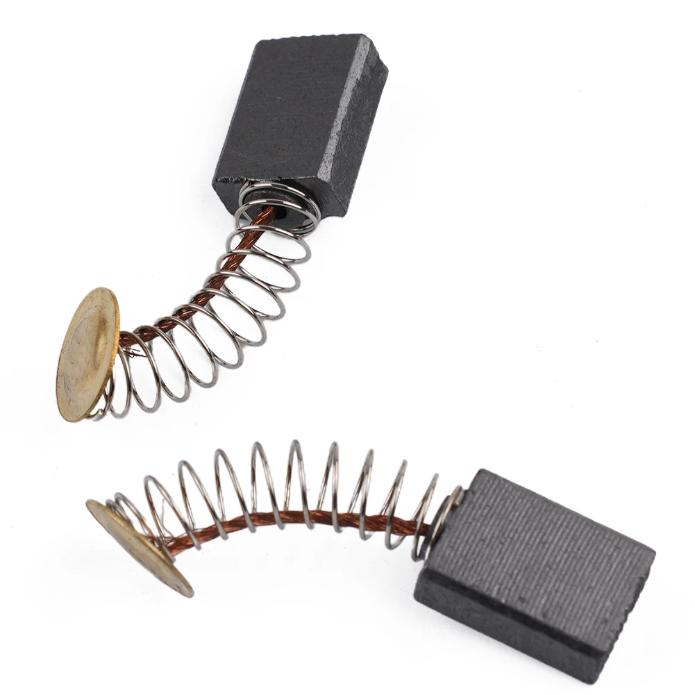 

Power Tool Parts 4pcs Carbon Brushes For Electric Motors 16 X 12.5 X 6.5mm Replacement Instrument Motors Saw Driller Collectors