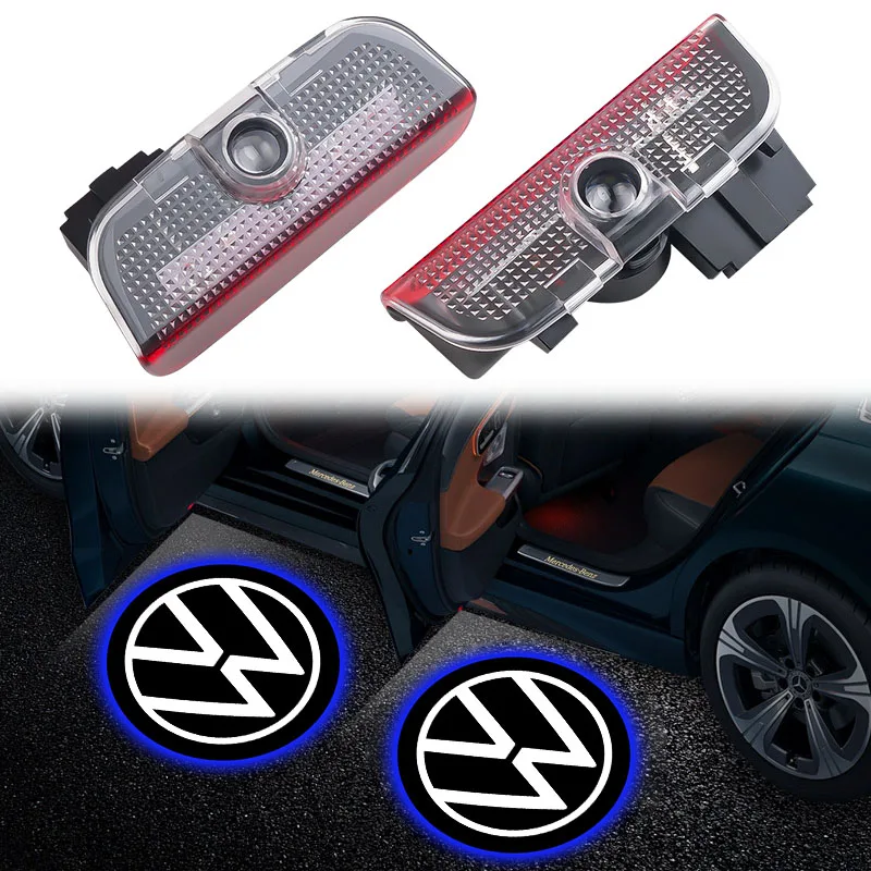 Автомобильный приветственный свет двери боковой проектор индукционная лампа