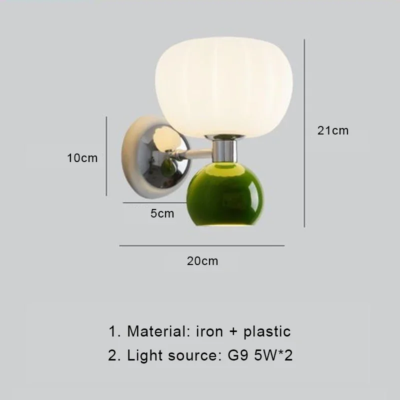 

Настенный светильник BANMENG бежевый 3 цвета света