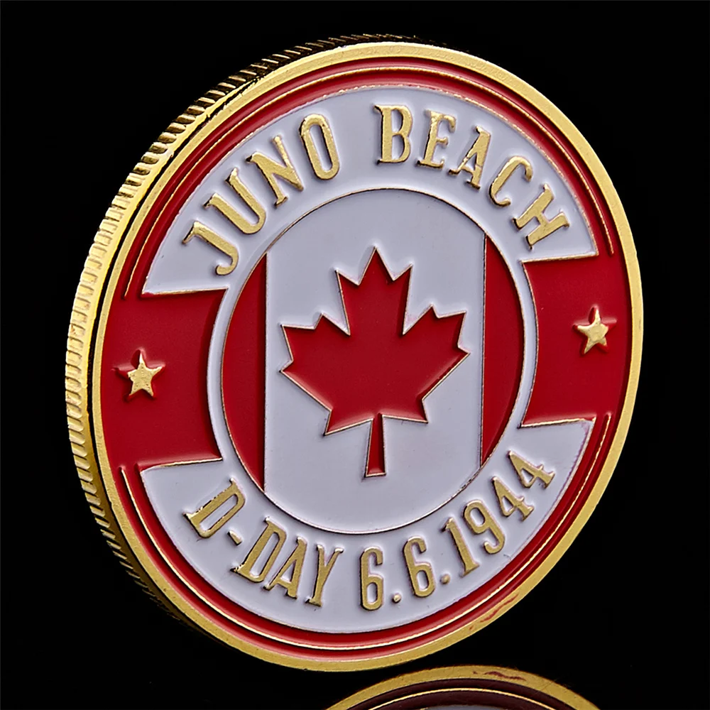 1944 6 дюйма Вторая мировая война Франция Нормандия посадка Джуно пляж Канадское