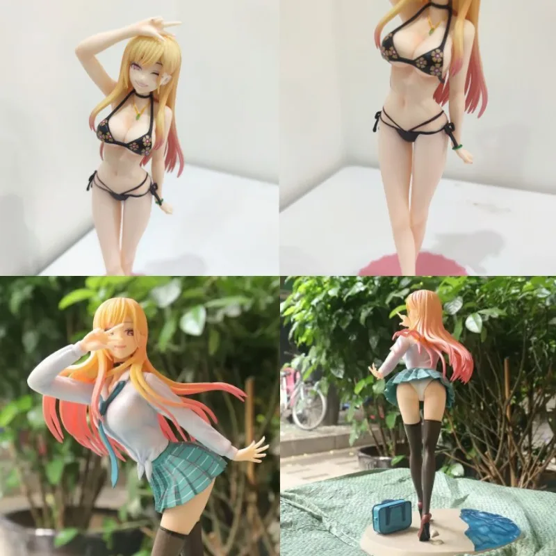 

New My Dress-Up Darling Anime Marin Kitagawa Figure Uniform Girl Collection Action Figurine 23cm Pvc Model Doll Statues Toy Gift