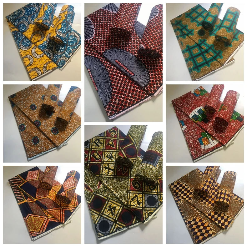 

african fabric wax print cotton 2023 high quality ankara fabric african real wax print for dress sewing material 100% cotton