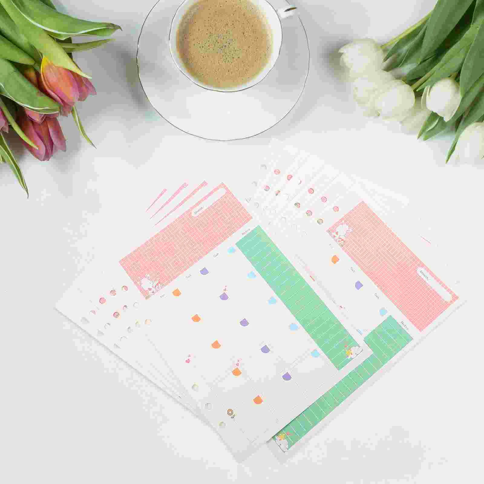 1 шт. цветной размер А5 6 отверстий вкладыш наполнитель бумаги сменные стержни для