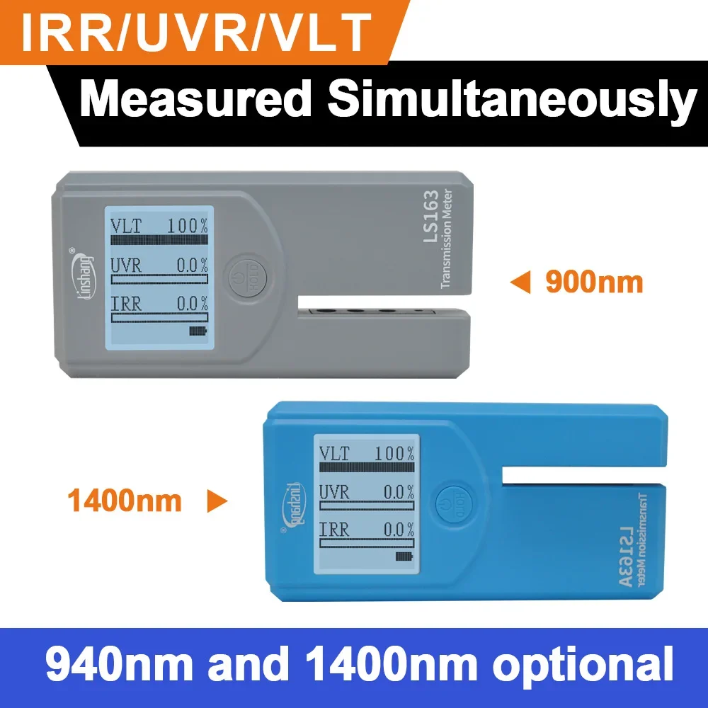 LS163 LS163A Портативный вращающийся экран Тестер тонировки оконной пленки Стекло