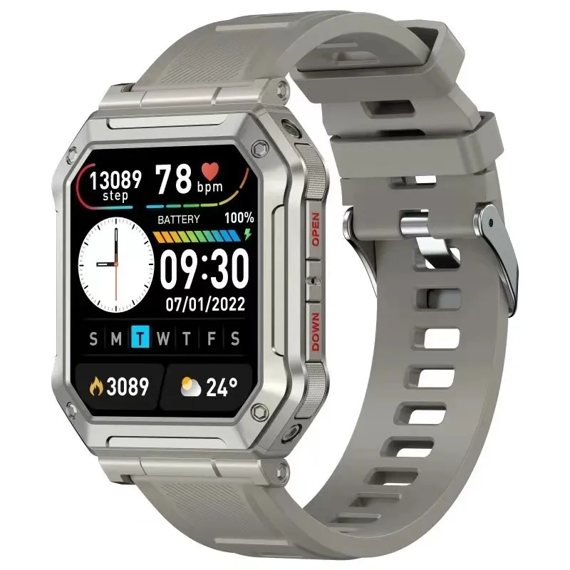 

New Smart Watch Men IP68 Waterproof Sports Fitness Tracker 1.91 Inch Bluetooth Call Exercises Heart Rate Female Android IOS 2023