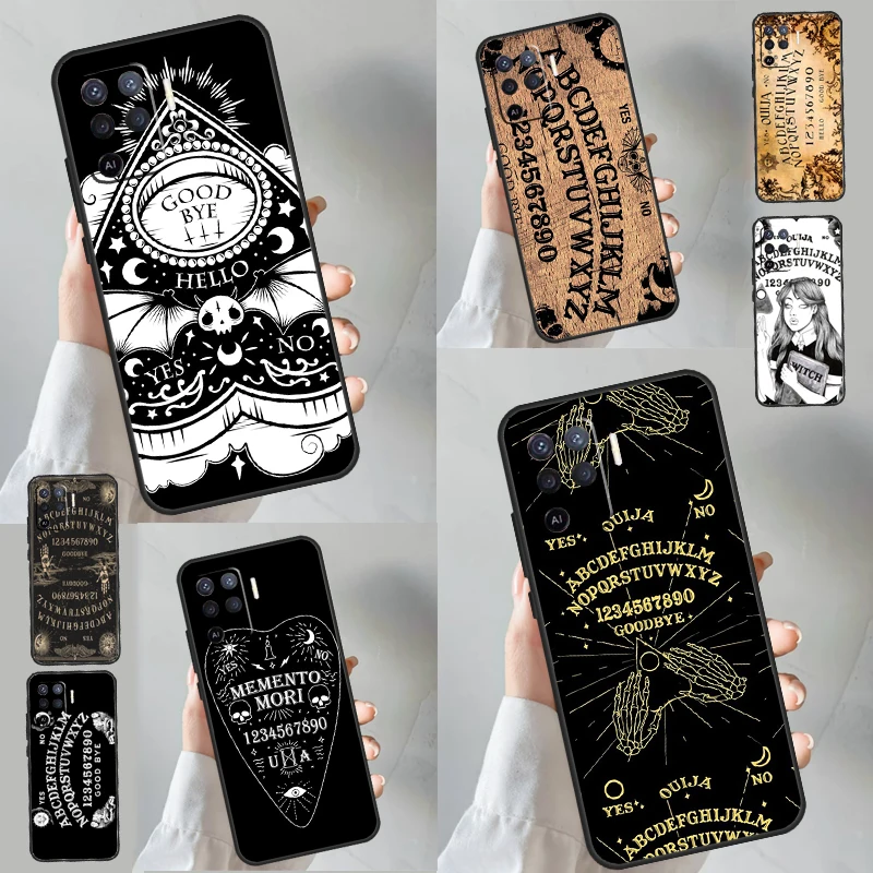 OUIJA BOARD чехол для OPPO A96 A76 A16 A54 A74 A94 A98 A78 A5 A9 A15 A17 A77 A52 A72 A53S A57S A79 Cover