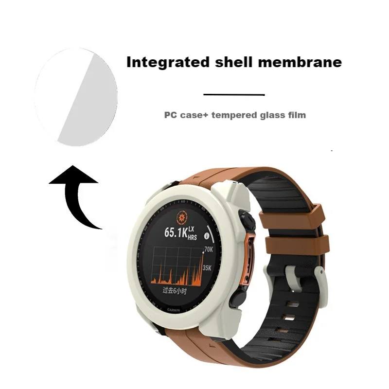 2 в 1 закаленное стекло для защиты экрана от царапин Garmin Fenix 8 43 мм 47 51 защитная