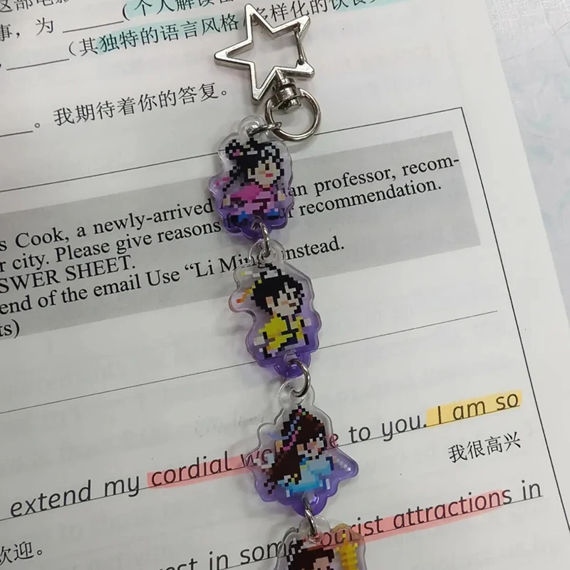 Телесериал Yong Ye Xing He Love Game in Eastern Fantasy Ling Miaomiao Косплей Брелок Акриловый Сумка