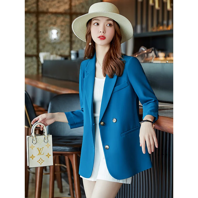 Formal Uniform Designs Women Business Suits with Shorts and Jackets Ladies Office Work Wear Spring Summer Professional Blazers