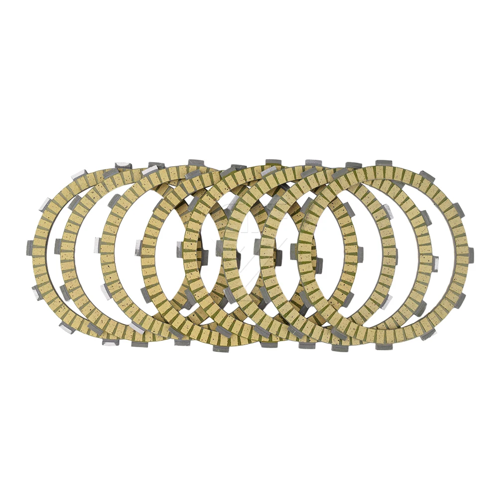 

For Honda VT1300CT VT1300CTA VTX1300C VTX1300R VTX1300S VTX1300T VTX1800F Motorcycle Clutch Friction Plates 8PCS Paper Based Kit