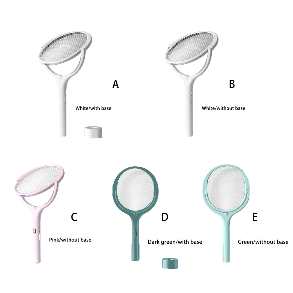

Mosquito Racket Lamp 90-Degree Fly Trap Bat Adjustable Flies Shocker
