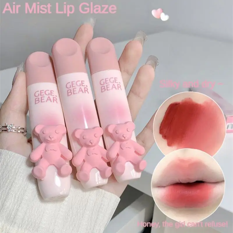 

6Colors Lip Glaze Soft Mist Velvet Matte Lip Gloss Non Stick Cup Long Lasting Lipstick Waterproof Red Lip Tint Natural Cosmetics