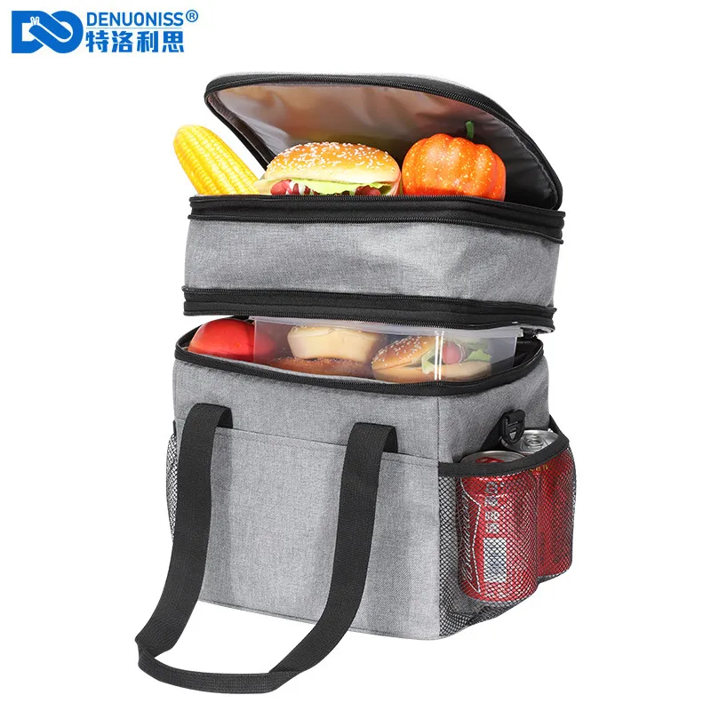 Bag With Shoulder Strap Large Size Refrigerator Bag 100% Lea