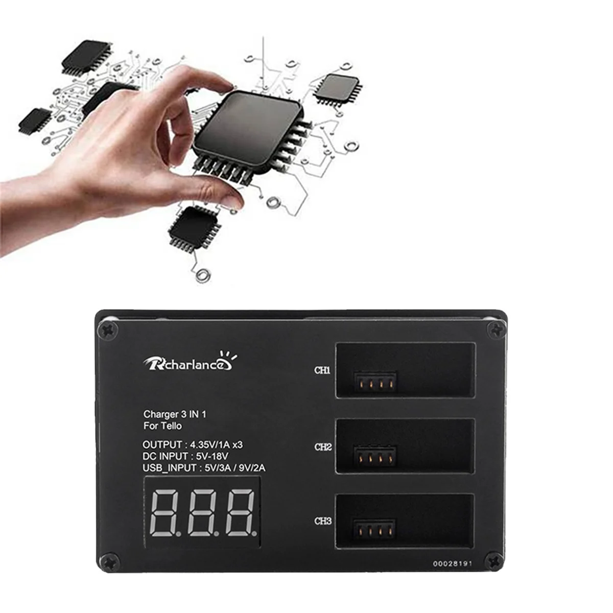 Для DJI Tello Drone Hub быстрой зарядки 3 Lipo аккумулятор интеллектуальное летное зарядное