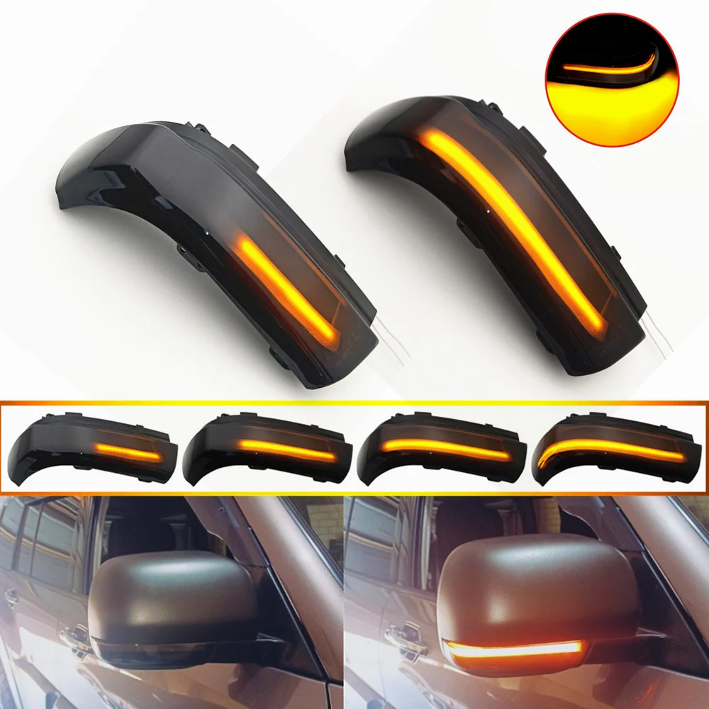

LED Dynamic Turn Signal Light Side Rear View Mirror Sequential Indicator Blinker For Mitsubishi Pajero V73 V77 V93 V97 2006-2019