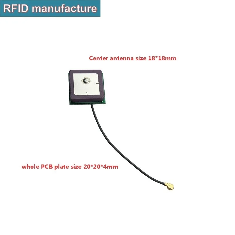 

IPEX SMA connector 0-1dBi 860-960MHZ mini UHF RFID Ceramics antenna Circular Polarization for embedded system