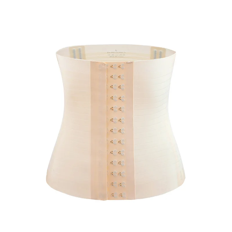 Women High Waist Shaping Belt Breathable Body Shaper Slimming Tummy Waist Trainer Three Breasted Slimming Belt Shapewear