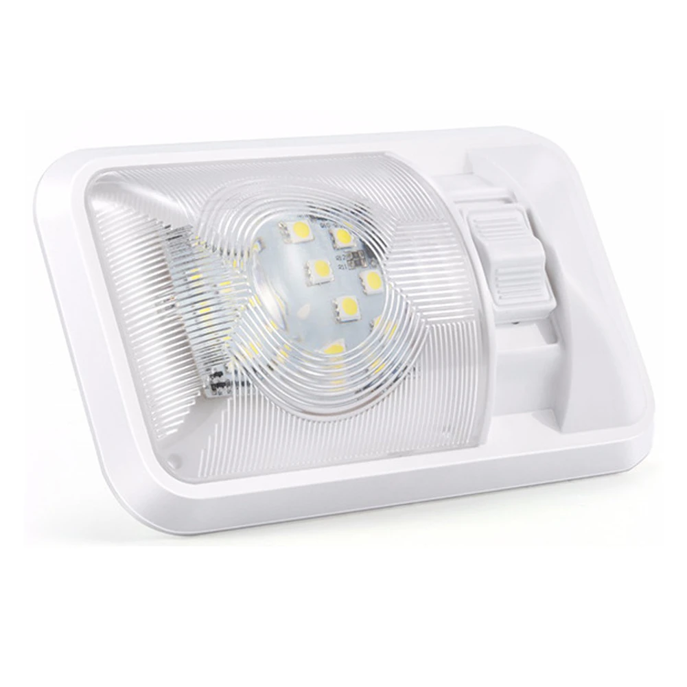 

12V Led RV Interior Ceiling Light Boat Camper Trailer Marine Single Dome Light Accessories High-quality Reading Lights