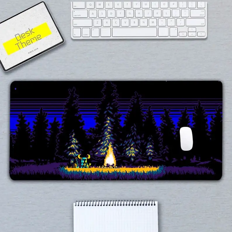 

Knight Pixel Art Desk pad large,Mouse pad gaming,Large Desk mat